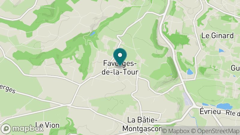 Carte - Faverges De La Tour