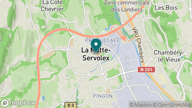 Carte - La Motte-Servolex