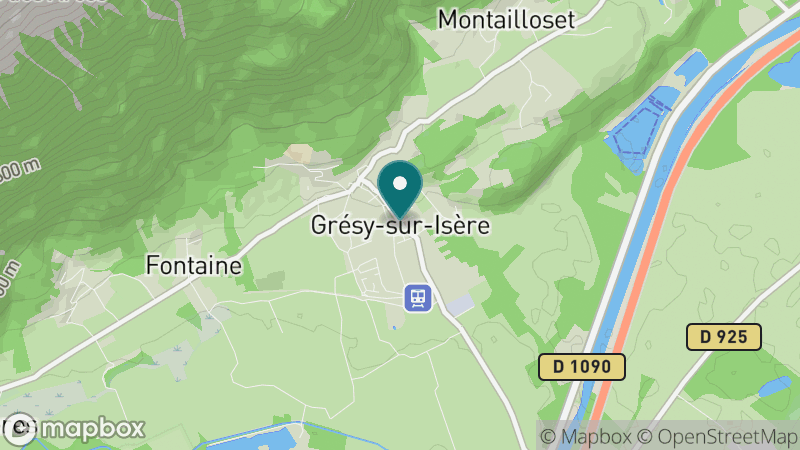 Carte - Grésy-sur-isère