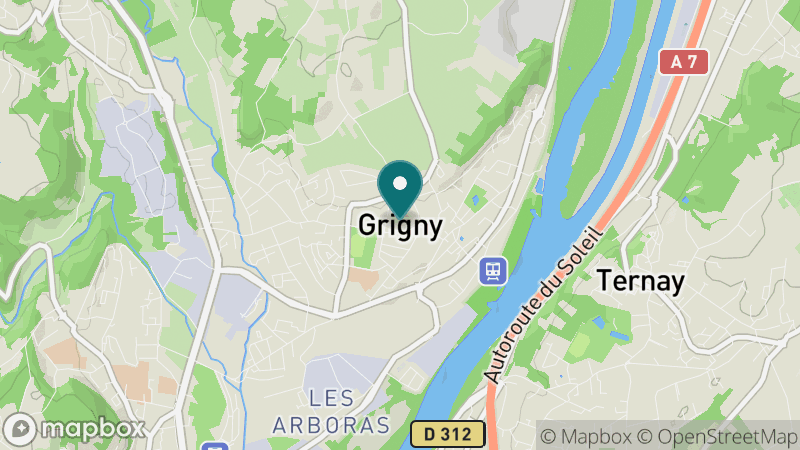 Carte - Grigny-sur-rhône