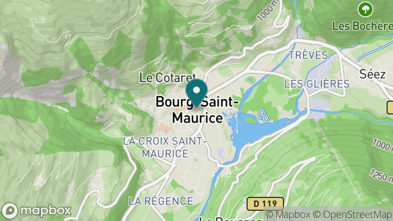 Carte - Bourg-Saint-Maurice