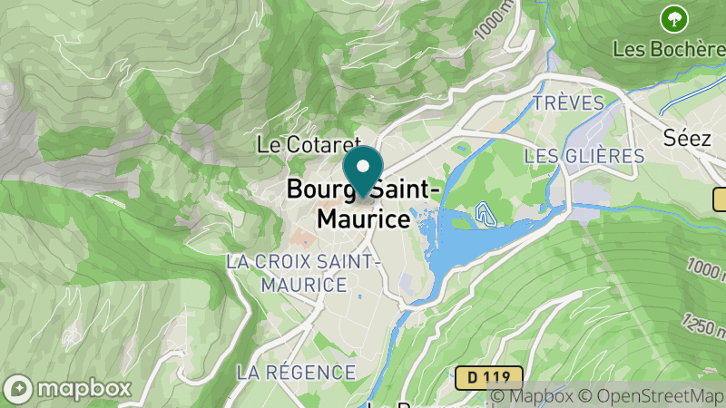 Carte - Bourg Saint Maurice