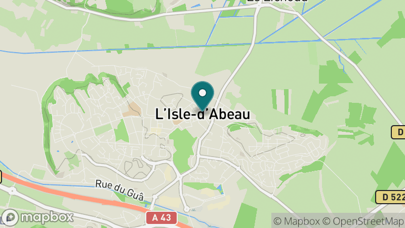 Carte - L'Isle-d'Abeau