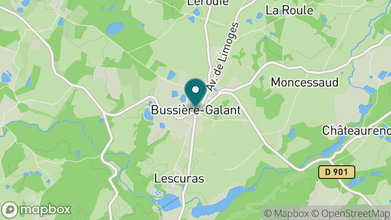 Carte - Bussiere Galant