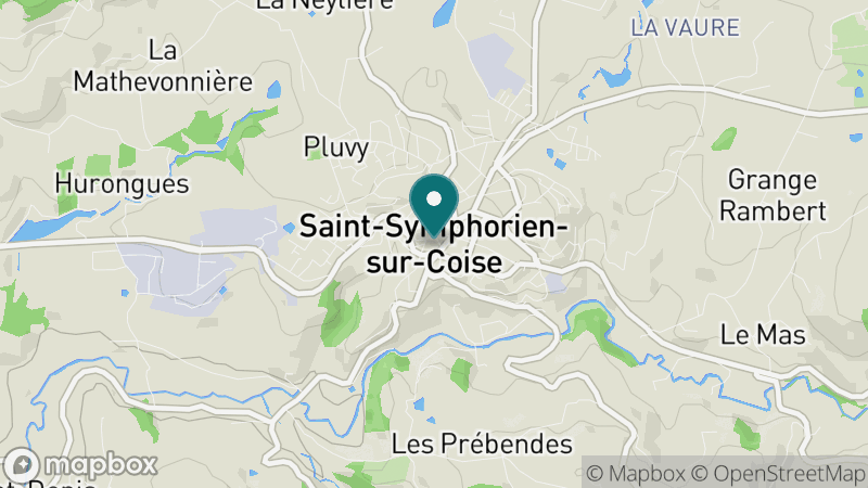 Carte - Saint-Symphorien-sur-Coise