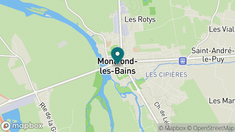 Carte - Montrond-les-Bains