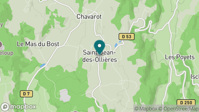 Carte - Saint Jean Des Ollieres