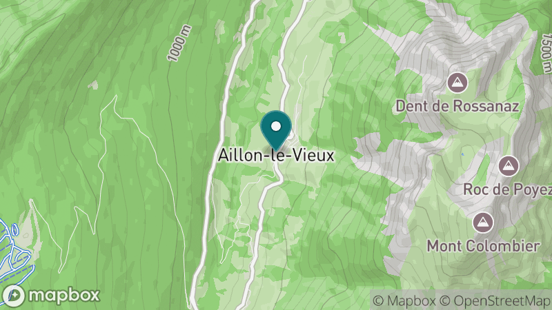 Carte - Aillon Le Vieux