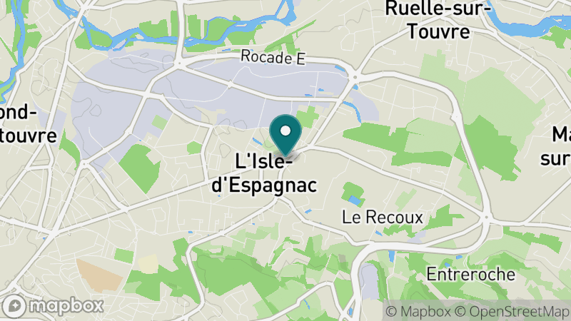 Carte - L'Isle-d'Espagnac