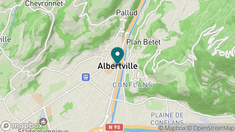 Carte - Albertville