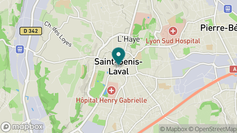 Carte - Saint Genis Laval