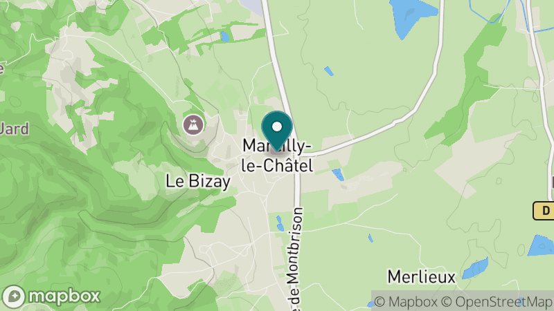 Carte - Marcilly-le-Châtel