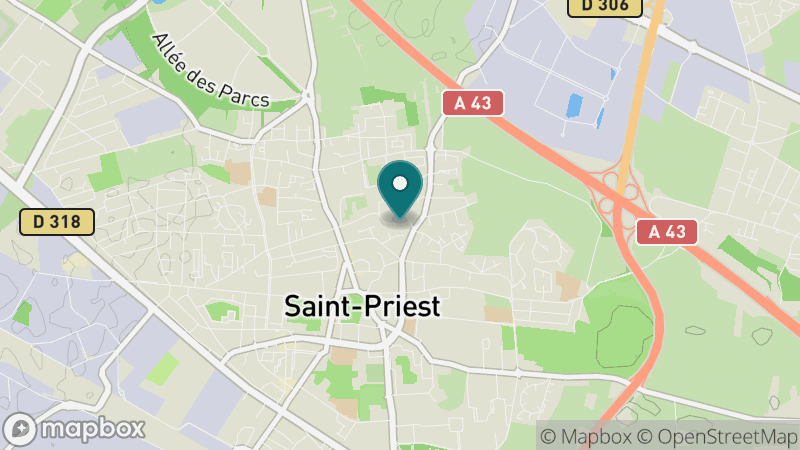 Carte - Saint-Priest