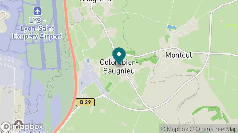 Carte - Colombier Saugnieu