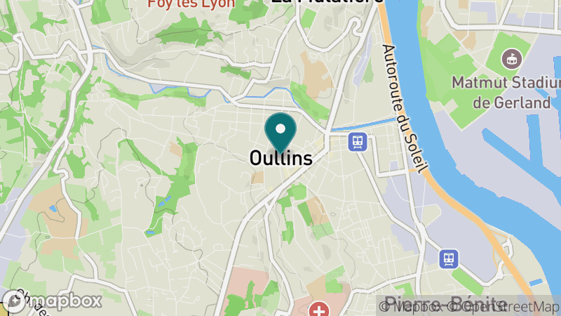 Carte - Oullins