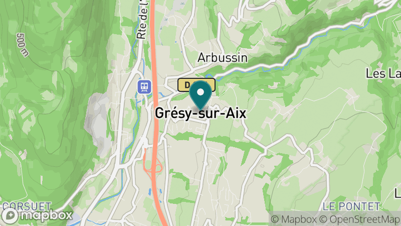 Carte - Gresy Sur Aix