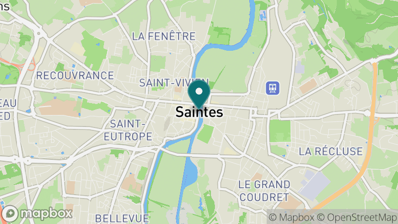 Carte - Saintes