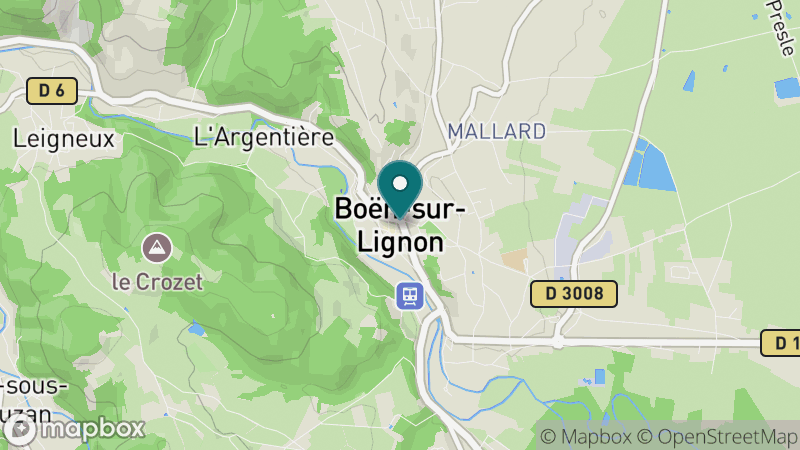 Carte - Boën-sur-Lignon