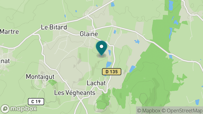 Carte - Glaine Montaigut