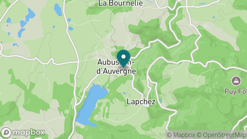 Carte - Aubusson D'auvergne