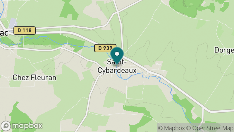 Carte - Saint Cybardeaux