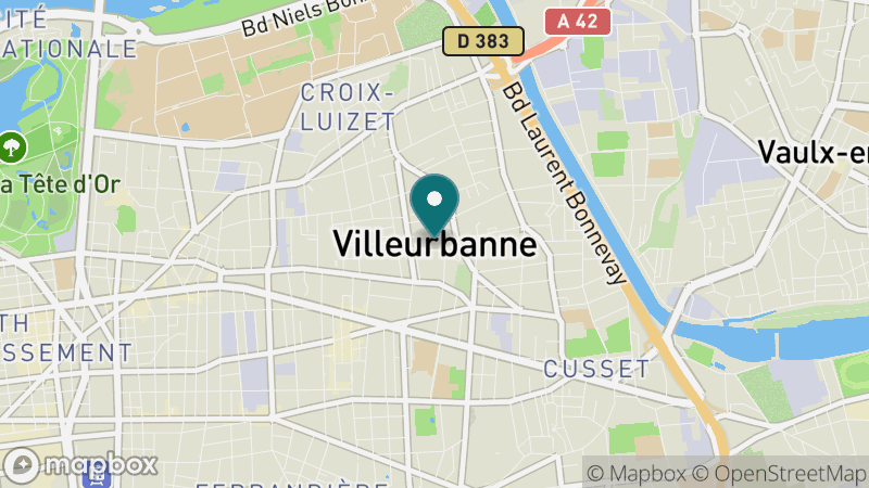 Carte - Villeurbanne