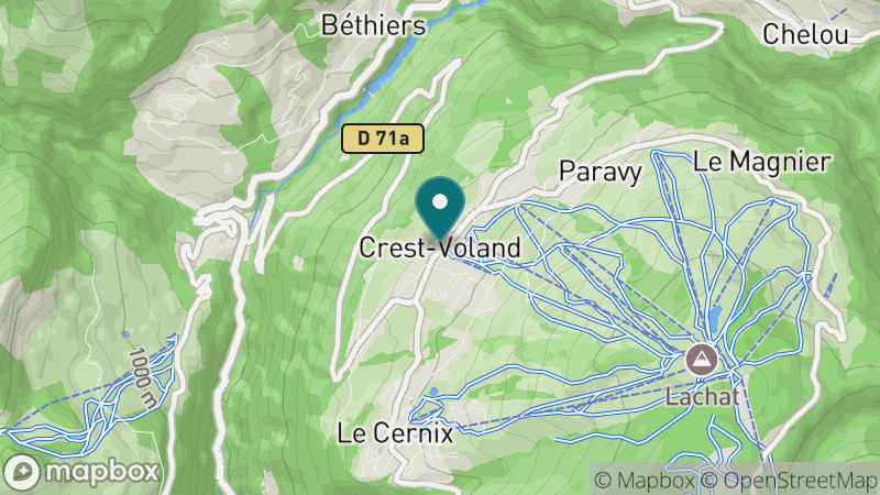 Carte - Crest-Voland