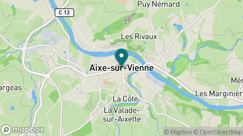 Carte - Aixe Sur Vienne