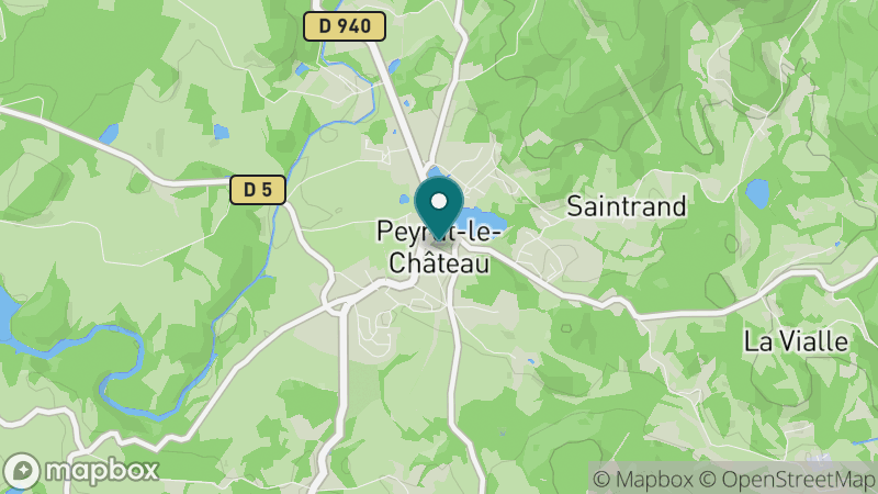 Carte - Peyrat Le Chateau