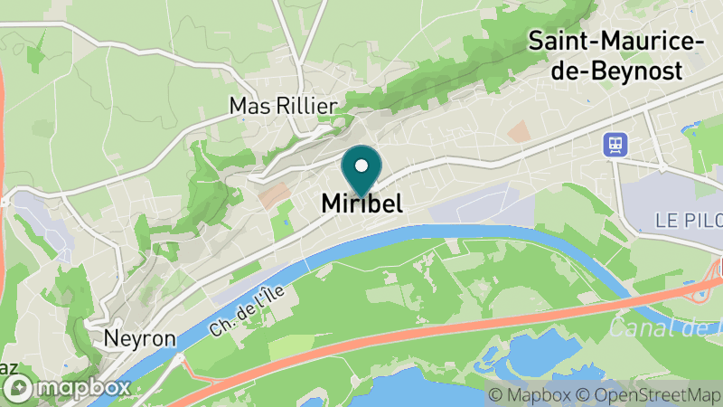 Carte - Miribel