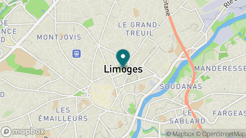 Carte - Limoges