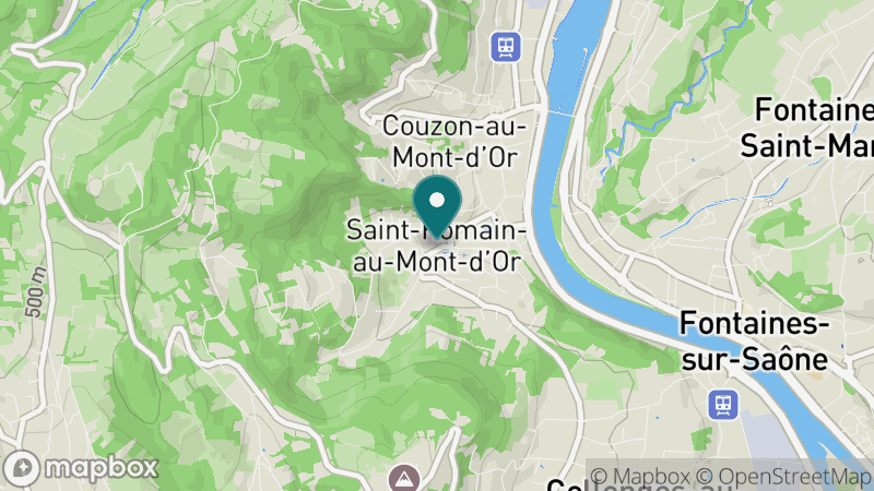 Carte - Saint Romain Au Mont D'or