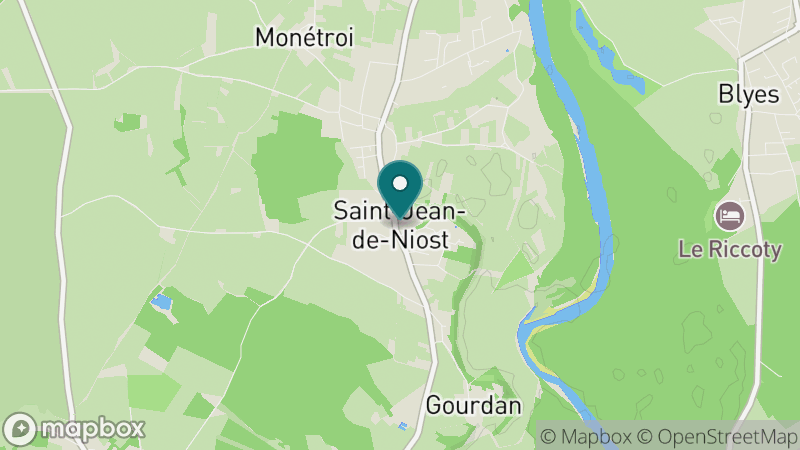 Carte - Saint-Jean-de-Niost