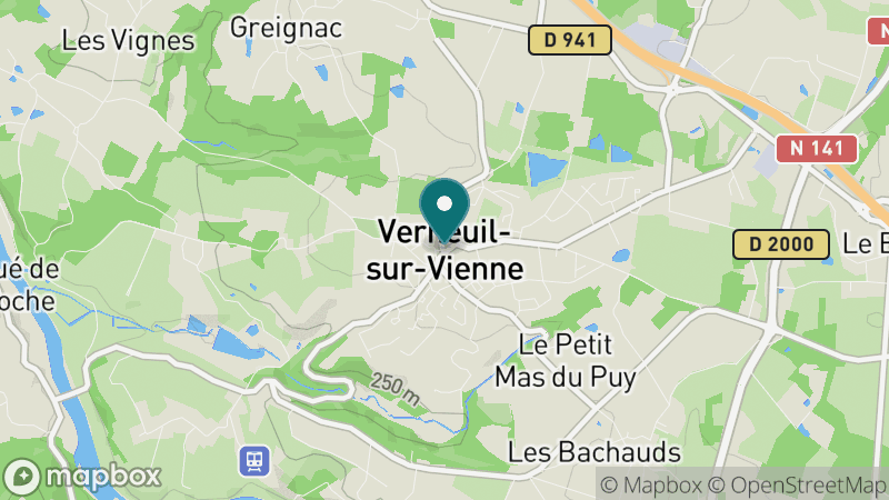 Carte - Verneuil Sur Vienne