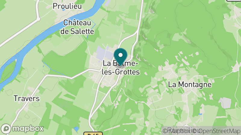 Carte - La Balme-les-Grottes