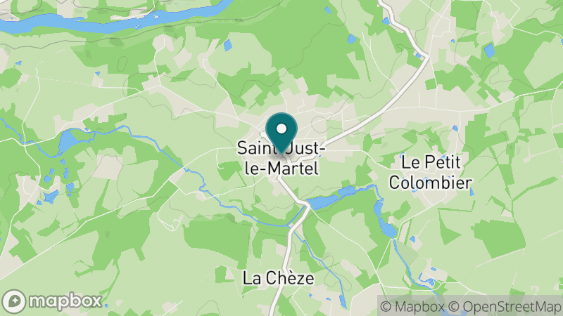 Carte - Saint Just Le Martel