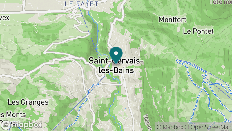 Carte - Saint Gervais Les Bains
