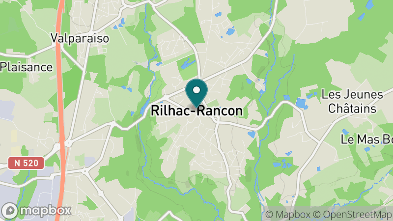 Carte - Rilhac Rancon