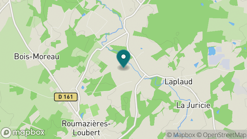 Carte - Roumazieres Loubert