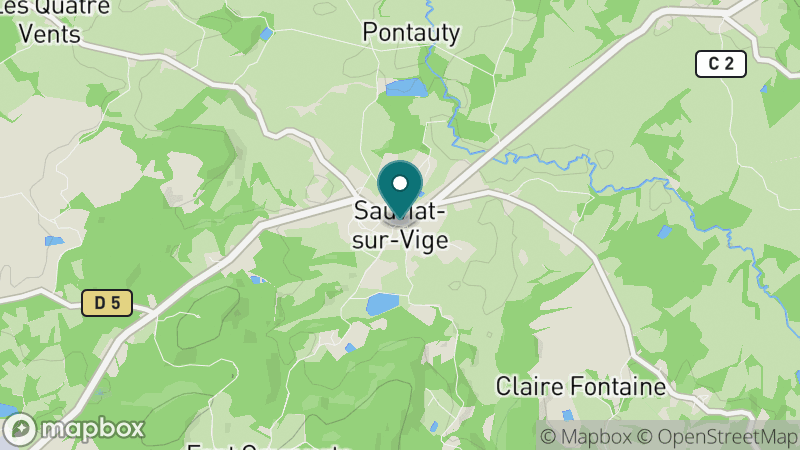 Carte - Sauviat Sur Vige