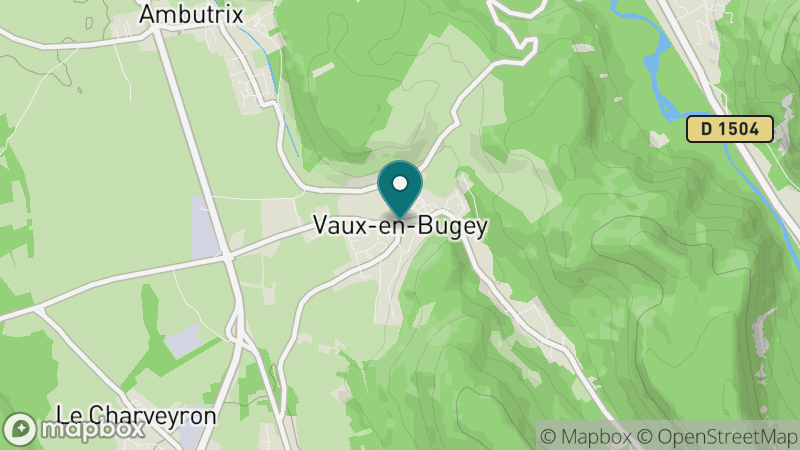Carte - Vaux En Bugey