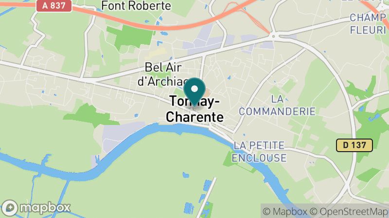 Carte - Tonnay Charente