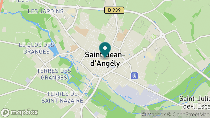 Carte - Saint Jean D'angely