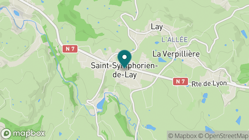 Carte - Saint Symphorien De Lay