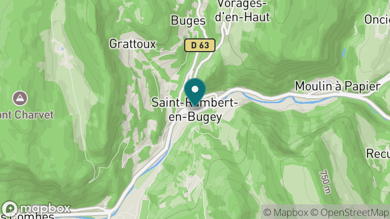 Carte - Saint Rambert En Bugey