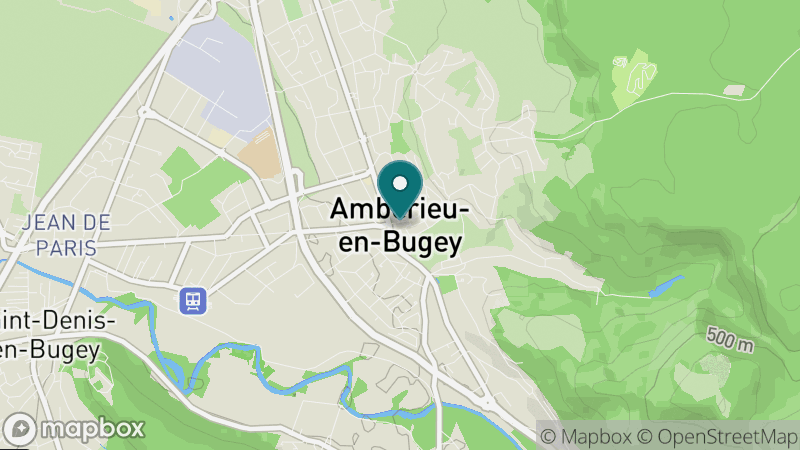 Carte - Amberieu En Bugey