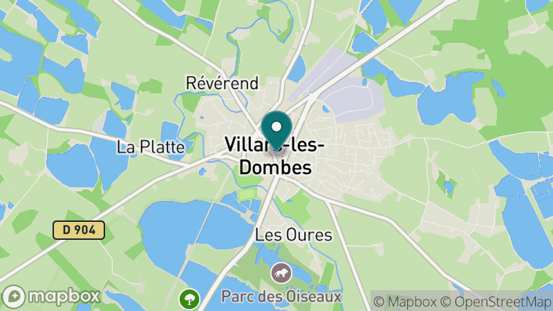 Carte - Villars-les-Dombes