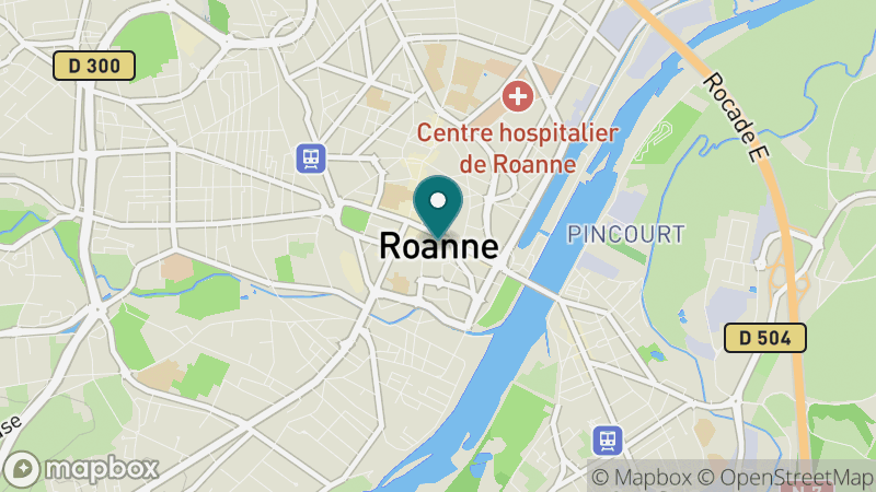 Carte - Roanne