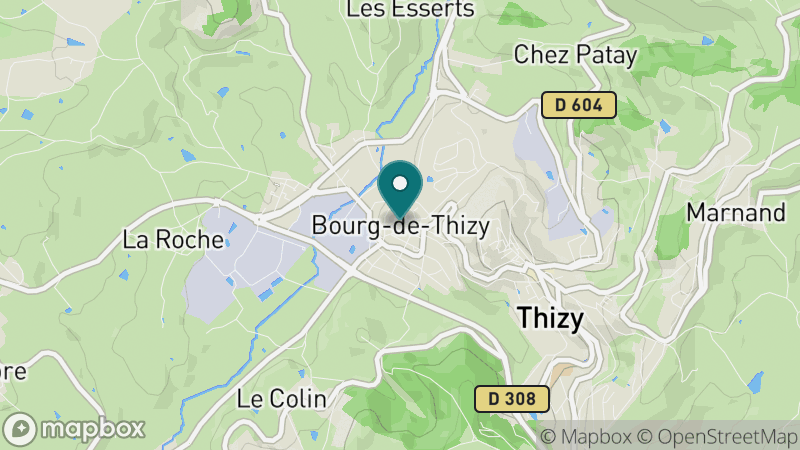 Carte - Bourg De Thizy