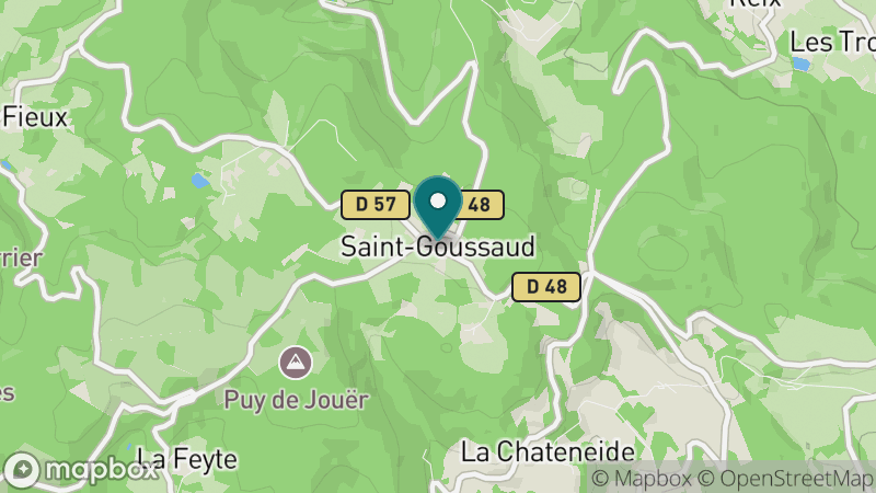 Carte - Saint Goussaud